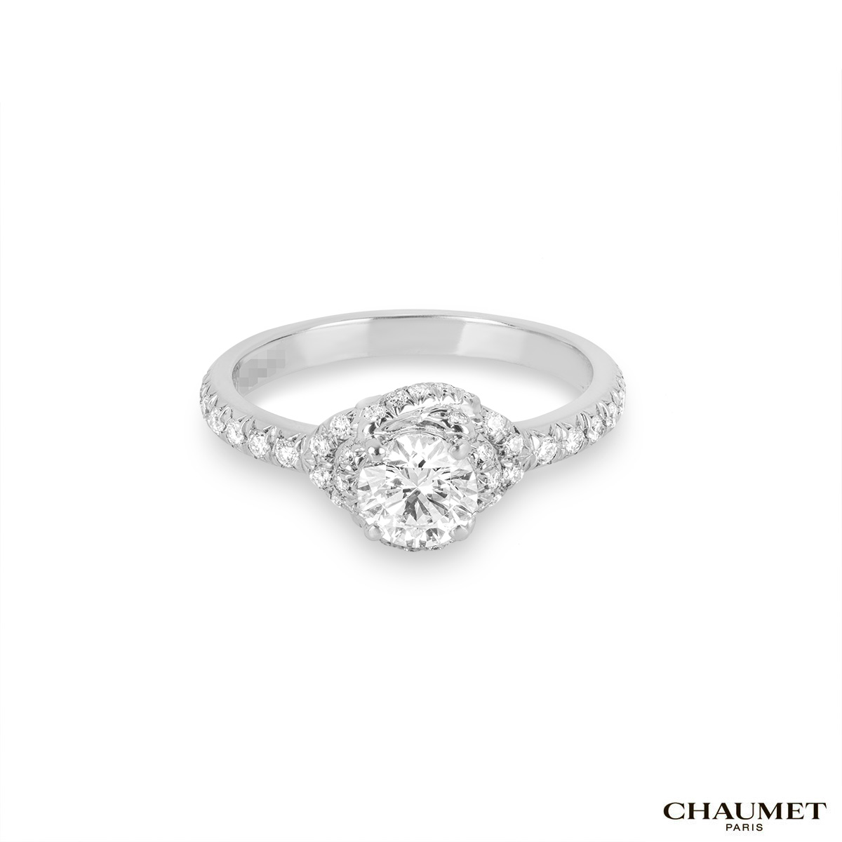 Chaumet Platinum Liens D'Amour Diamond Ring 0.51ct G/VVS2 XXX